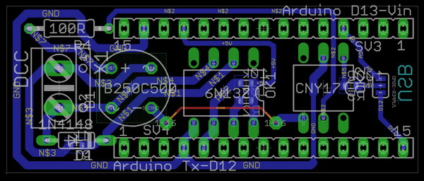 DCC-Adapter für Arduino Nano V1.4