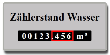 Wasserzähler WEB GUI